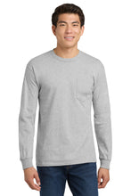 Gildan?? - Ultra Cotton?? 100% US Cotton Long Sleeve T-Shirt with Pocket.  2410