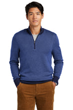 Brooks Brothers® Washable Merino Birdseye 1/4-Zip Sweater BB18412
