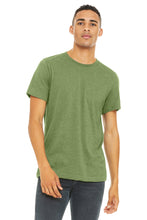 BELLA+CANVAS ?? Unisex Heather CVC Short Sleeve Tee. BC3001CVC