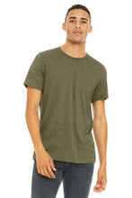 BELLA+CANVAS ?? Unisex Heather CVC Short Sleeve Tee. BC3001CVC