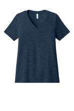 BELLA+CANVAS?? Women's Relaxed Heather CVC V-Neck Tee BC6405CVC