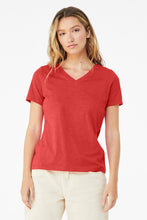 BELLA+CANVAS?? Women's Relaxed Heather CVC V-Neck Tee BC6405CVC