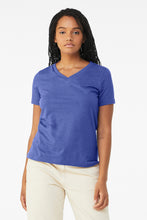 BELLA+CANVAS?? Women's Relaxed Heather CVC V-Neck Tee BC6405CVC
