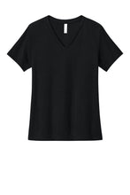 BELLA+CANVAS?? Women's Relaxed Heather CVC V-Neck Tee BC6405CVC