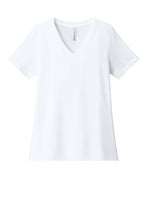 BELLA+CANVAS?? Women's Relaxed Heather CVC V-Neck Tee BC6405CVC