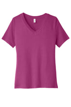 BELLA+CANVAS ?? Women's Relaxed Jersey Short Sleeve V-Neck Tee. BC6405