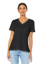 BELLA+CANVAS ?? Women's Relaxed Jersey Short Sleeve V-Neck Tee. BC6405
