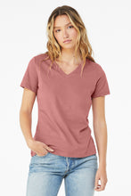BELLA+CANVAS ?? Women's Relaxed Jersey Short Sleeve V-Neck Tee. BC6405