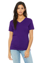 BELLA+CANVAS ?? Women's Relaxed Jersey Short Sleeve V-Neck Tee. BC6405