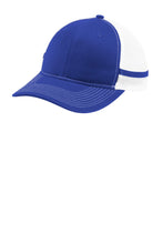 Port Authority ?? Two-Stripe Snapback Trucker Cap. C113