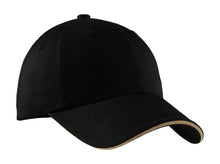 Port Authority?? Sandwich Bill Cap with Striped Closure.  C830