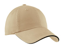 Port Authority?? Sandwich Bill Cap with Striped Closure.  C830