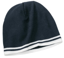 Port & Company? Fine Knit Skull Cap with Stripes.   CP93