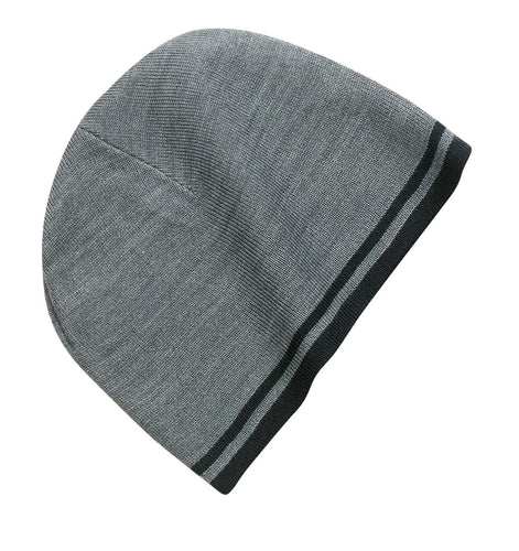 Port & Company? Fine Knit Skull Cap with Stripes.   CP93