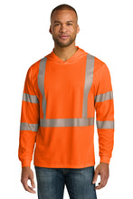 CornerStone?? ANSI 107 Class 3 Long Sleeve Segmented Tape Hooded Tee CS208