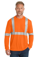 CornerStone?? ANSI 107 Class 2 Long Sleeve Safety T-Shirt. CS401LS