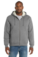 CornerStone?? Heavyweight Sherpa-Lined Hooded Fleece Jacket. CS625