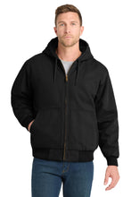 CornerStone?? Washed Duck Cloth Insulated Hooded Work Jacket. CSJ41
