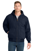 CornerStone?? Washed Duck Cloth Insulated Hooded Work Jacket. CSJ41