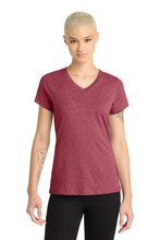 District® Women's Perfect Blend® CVC V-Neck Tee. DM1190L