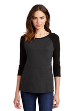 District® Women's Perfect Tri® 3/4-Sleeve Raglan. DM136L