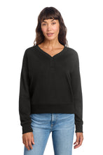 District?? Women's Perfect Tri?? Fleece V-Neck Sweatshirt DT1312