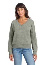District?? Women's Perfect Tri?? Fleece V-Neck Sweatshirt DT1312
