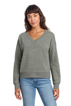 District?? Women's Perfect Tri?? Fleece V-Neck Sweatshirt DT1312