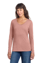 District?? Women's Perfect Tri?? Long Sleeve V-Neck Tee DT135