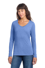 District?? Women's Perfect Tri?? Long Sleeve V-Neck Tee DT135