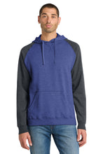 District?? Young Mens Lightweight Fleece Raglan Hoodie.  DT196