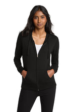 District?? Women's Fitted Jersey Full-Zip Hoodie. DT2100