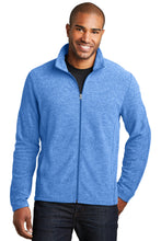 Port Authority?? Heather Microfleece Full-Zip Jacket. F235