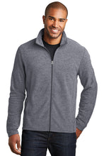 Port Authority?? Heather Microfleece Full-Zip Jacket. F235