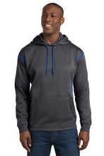 Sport-Tek?? Tech Fleece Colorblock Hooded Sweatshirt. F246