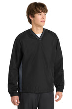 Sport-Tek?? Tipped V-Neck Raglan Wind Shirt. JST62