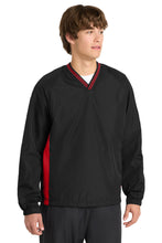 Sport-Tek?? Tipped V-Neck Raglan Wind Shirt. JST62