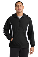 Sport-Tek?? Colorblock Raglan Anorak. JST63