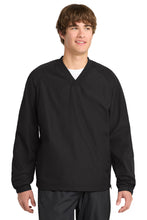 Sport-Tek?? V-Neck Raglan Wind Shirt. JST72