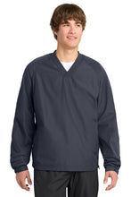 Sport-Tek?? V-Neck Raglan Wind Shirt. JST72