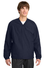 Sport-Tek?? V-Neck Raglan Wind Shirt. JST72