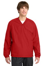 Sport-Tek?? V-Neck Raglan Wind Shirt. JST72