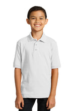 Port & CoŸ?? Youth Core Blend Jersey Knit Polo. KP55Y