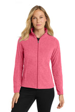 Port Authority?? Women's Heather Microfleece Full-Zip Jacket. L235