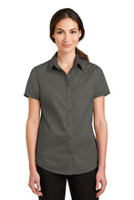 Port Authority?? Women's Short Sleeve SuperProŸ?? Twill Shirt. L664