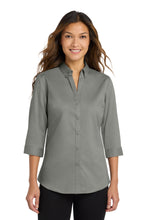 Port Authority?? Women's 3/4-Sleeve SuperProŸ?? Twill Shirt. L665