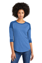 New Era ? Women's Heritage Blend 3/4-Sleeve Baseball Raglan Tee. LNEA104