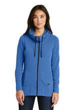 New Era ?? Women's Tri-Blend Fleece Full-Zip Hoodie. LNEA511