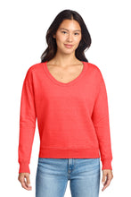 Port & Coâ„¢ Women's Beach WashÂ® Garment-Dyed V-Neck Sweatshirt LPC098V