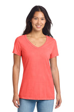 Port & CoŸ?? Women's Beach Wash?? Garment-Dyed V-Neck Tee LPC099V